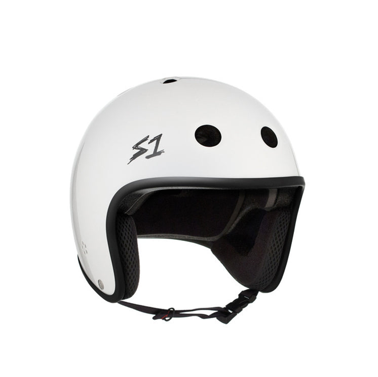 S-One Helmet Retro Lifer - White Gloss